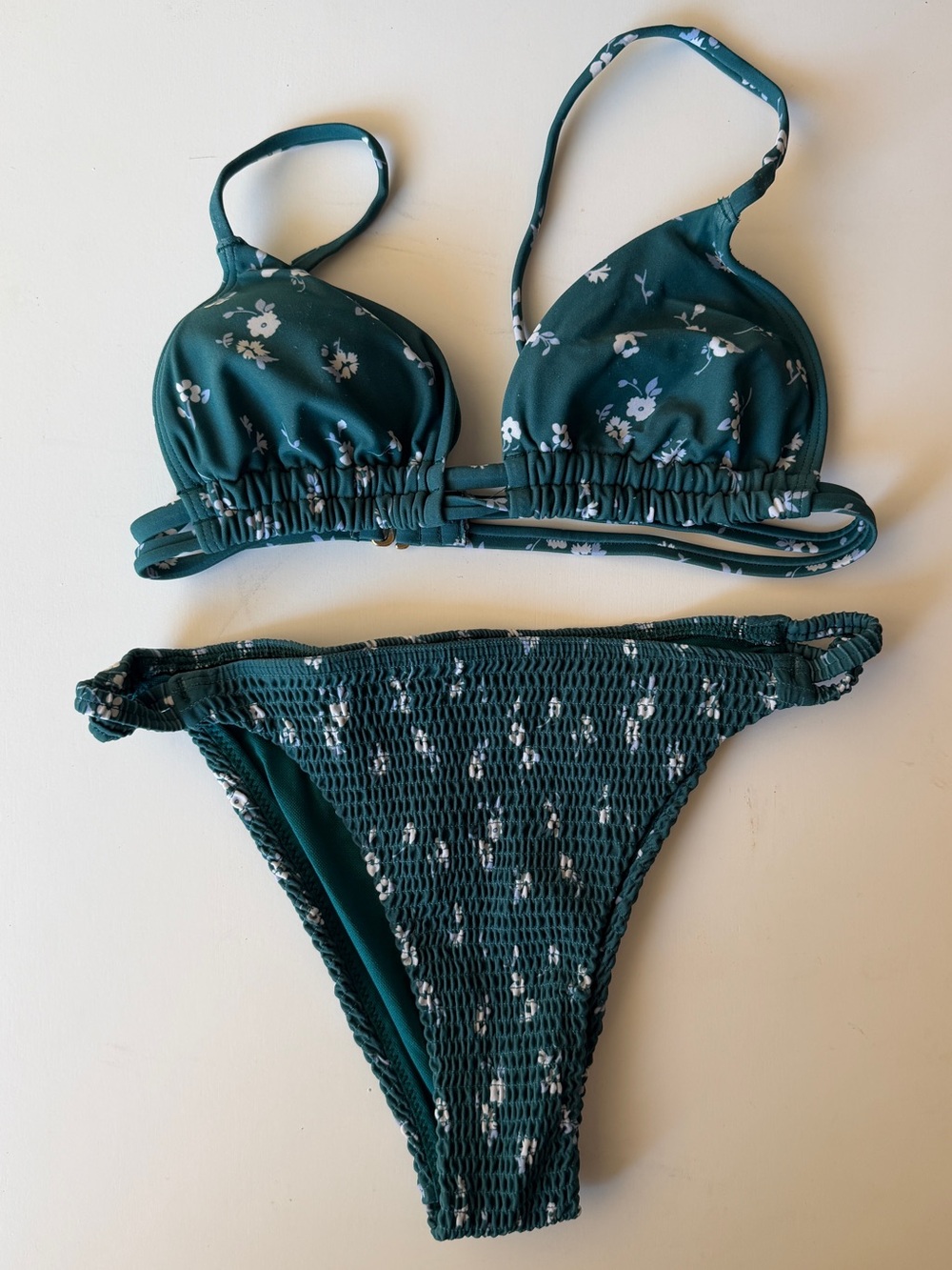 Green Hollister bikini